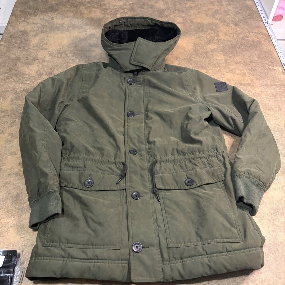 puffer jacket hollister the coastal trail parka